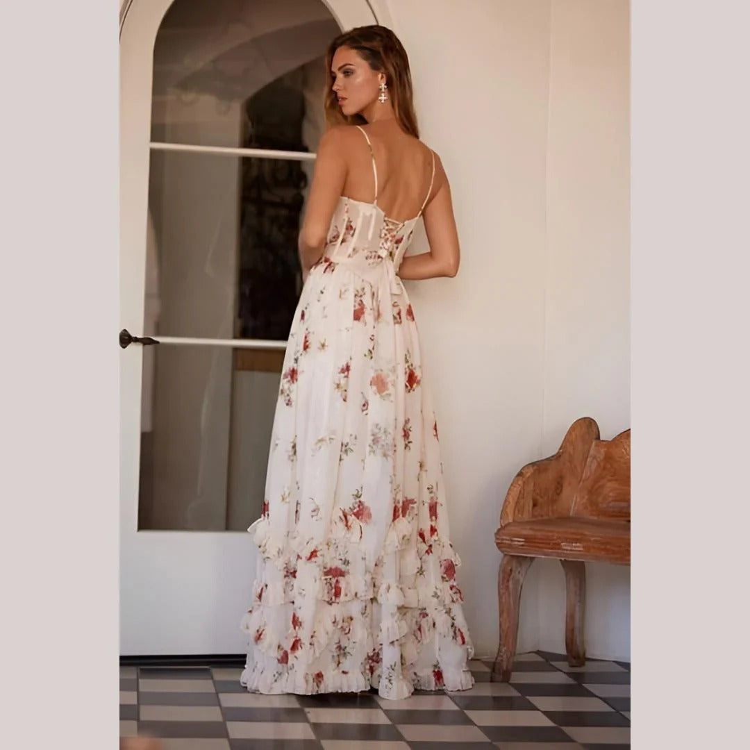 Lynor™ | Floral Midi Dress