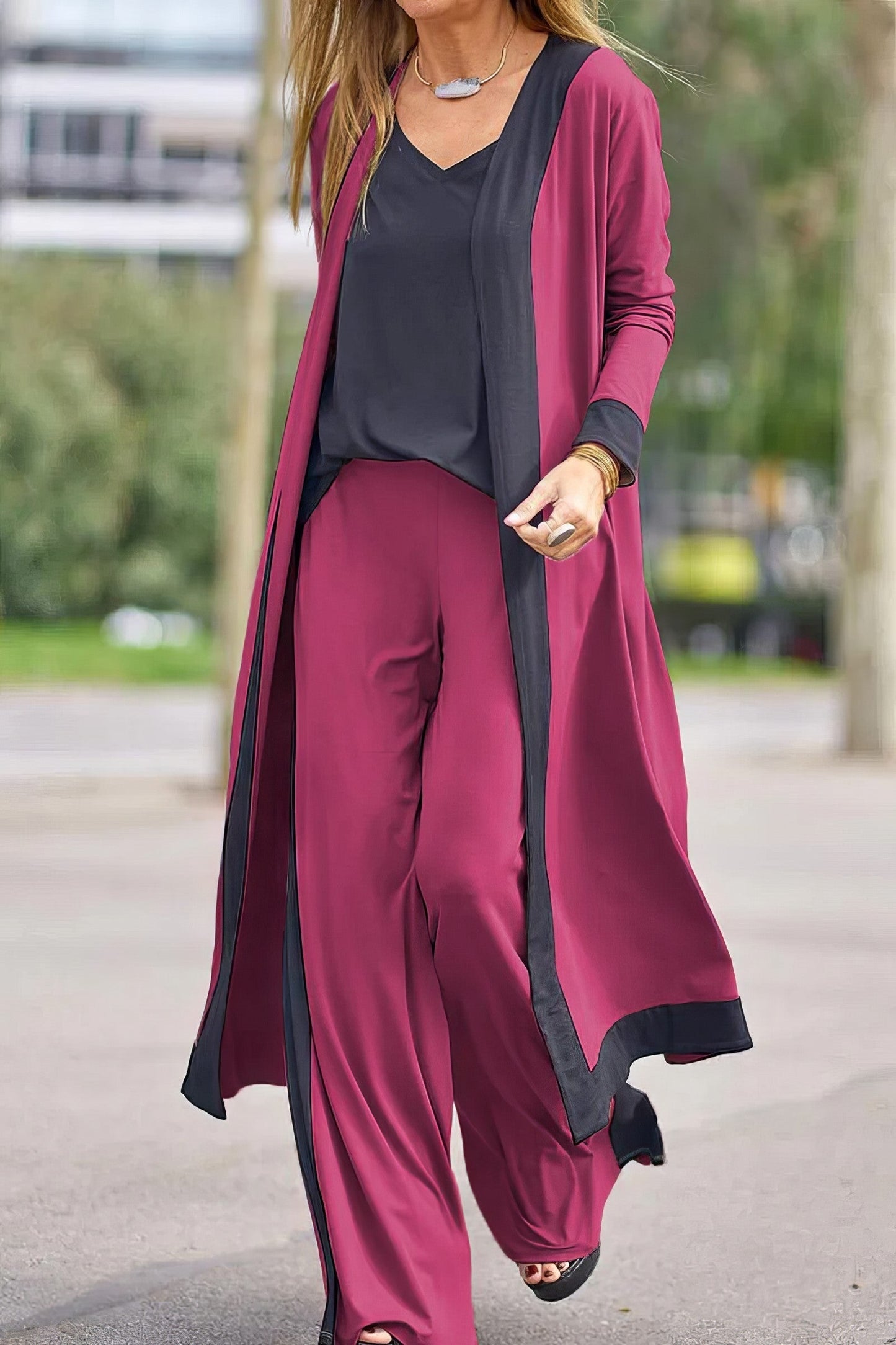 Lynor™ | Top & Wide-Leg Pants