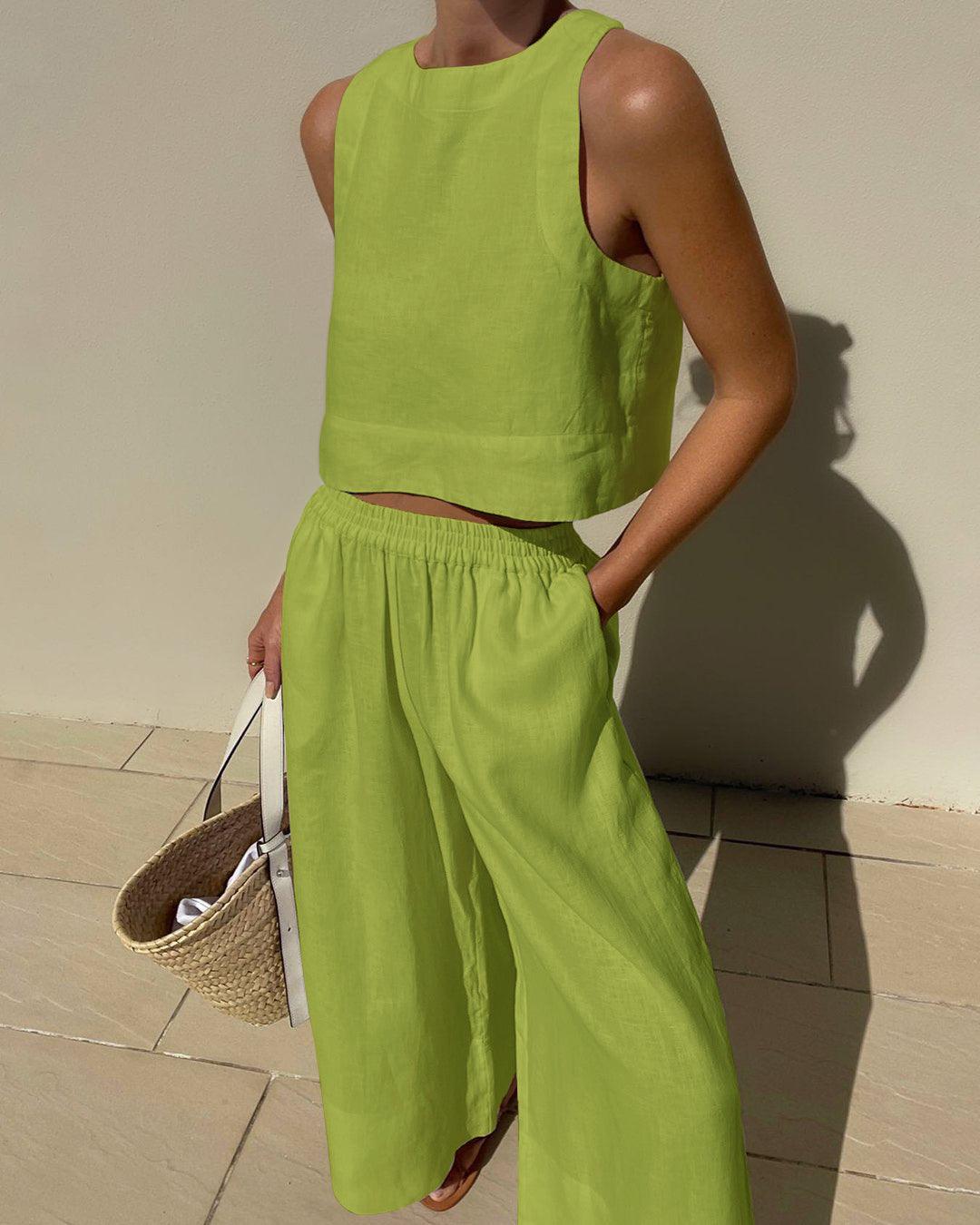 Lynor™ | Sleeveless Two-Piece Set