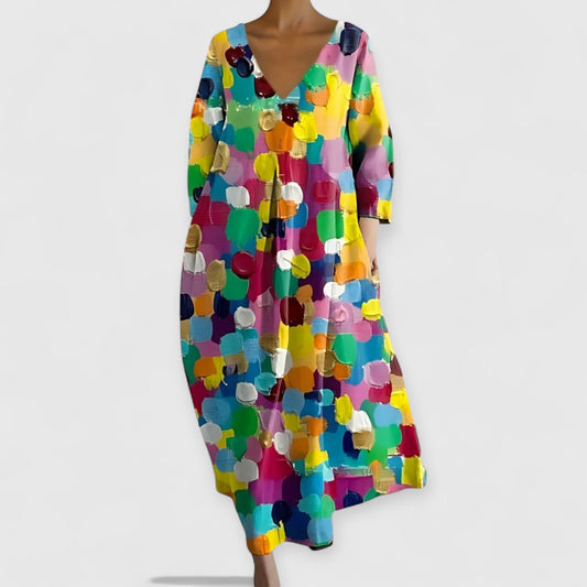 Lynor™ | Classic Premium V-Neck Dress