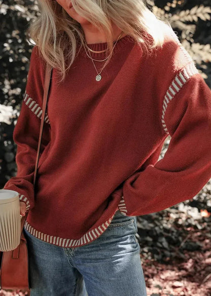 Lynor™ | Chic Contrast Sweater