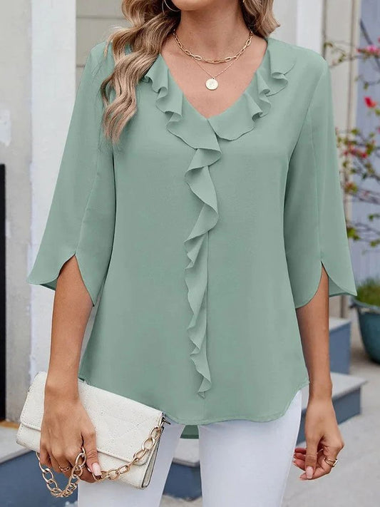 Lynor™ | Soft Elegance & Ultimate Comfort Blouse