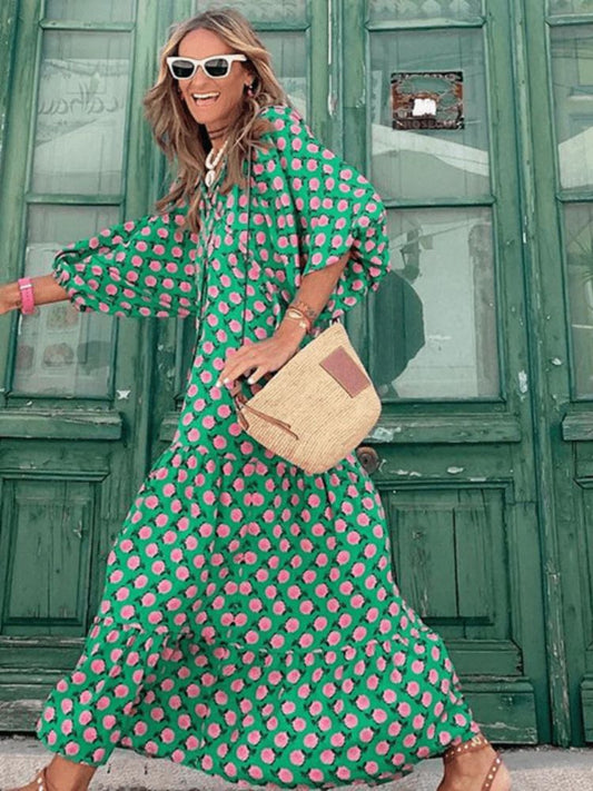 Lynor™ | Long Dress – Bohemian Elegance