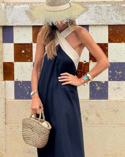Lynor™ | Soft Wrap Midi Dress with Feminine Flow