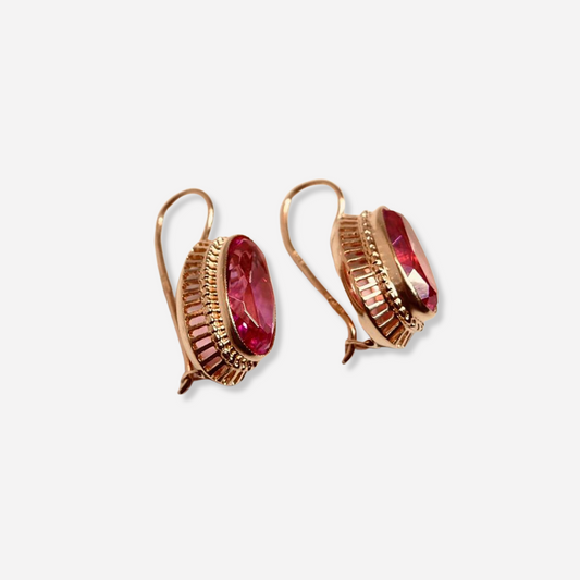Lynor™ | Vintage Crystal Rose Gold Earrings
