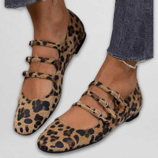 Lynor™ | Animal Print Ballerina Flats