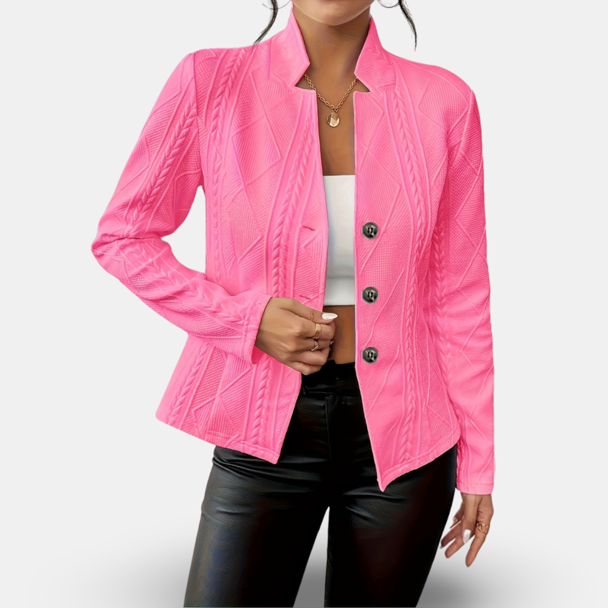 Lynor™ | Elegant Tailored Cardigan