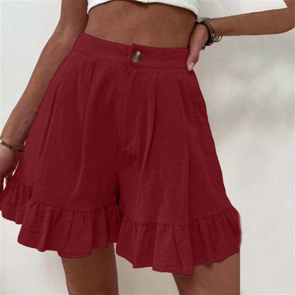 Lynor™ | Flowy Ruffle Hem Shorts