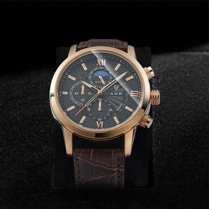 Lynor™ | Luxury Leather Quartz Watch