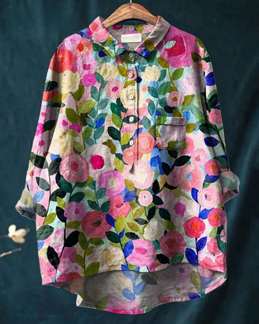 Lynor™ | Modern Floral Printed Shirt