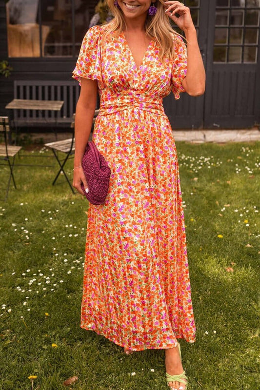 Lynor™ | Angelica – Casual Floral Summer Maxi Dress for Effortless Elegance