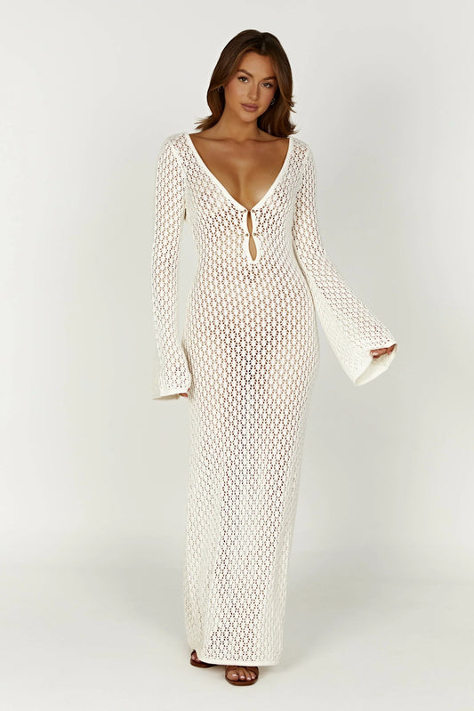 Lynor™ | White Beach Dress