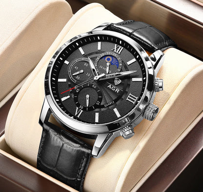 Lynor™ | Luxury Leather Quartz Watch
