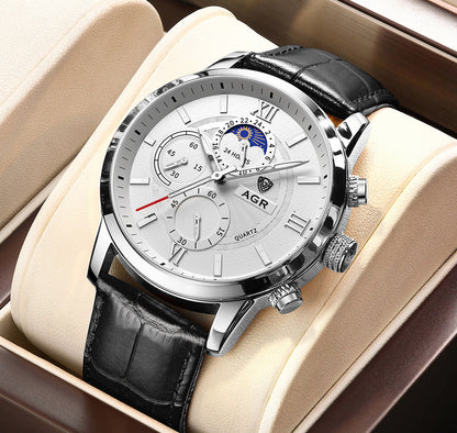 Lynor™ | Luxury Leather Quartz Watch