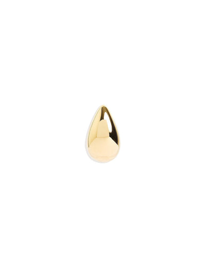 Lynor™ | Mato Drop Earrings – Elegant 18K Gold with a Fluid Silhouette