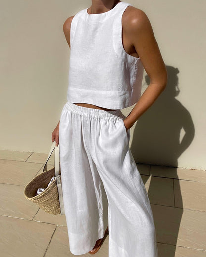 Lynor™ | Sleeveless Two-Piece Set