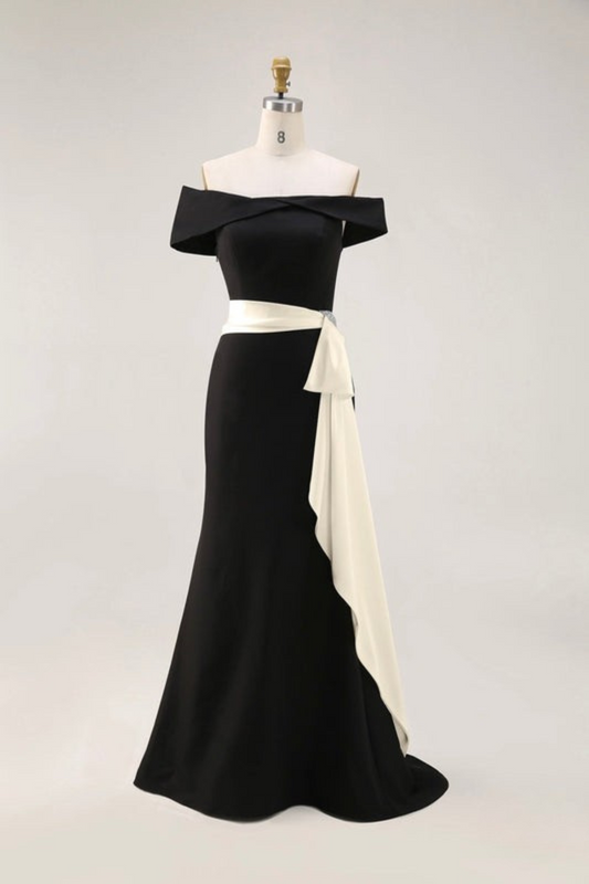 Lynor™ | Off-Shoulder Luxe Evening Dress