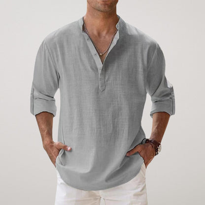 Lynor™ | Stylish Buttoned Henley Shirt