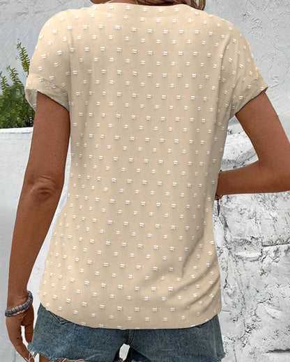 Lynor™ - Button Down V-Neck Shirt