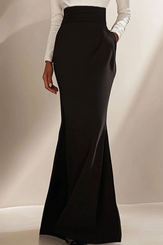 Lynor™ | Elegant Maxi Dress – Long Sleeves