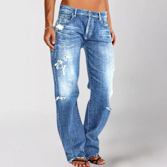 Lynor™ | Loose Wide-Leg Denim Jeans