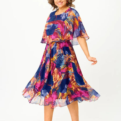 Lynor™ | Comfortable Chiffon Dress Plus Sizes