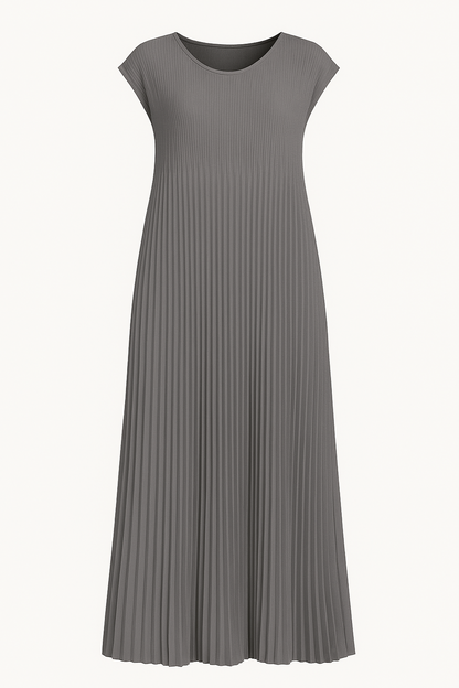 Lynor™ | Pleated Design with Belly Coverage Dress