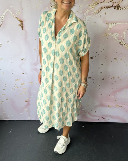 Lynor™ Stylish V-Neck Dress – Effortless Sophistication