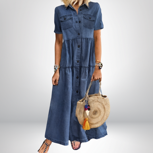 Lynor™ | Soft Denim Dress 1