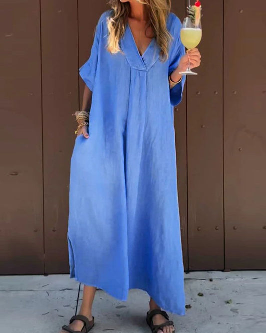 Lynor™| Casual Cotton Dress – Light, Soft & Effortlessly Stylish
