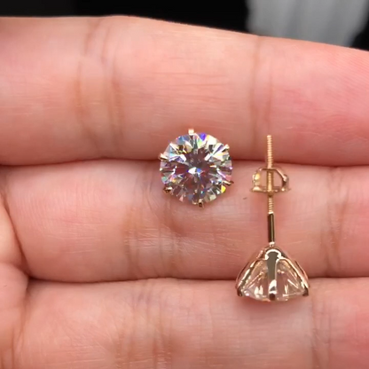 Lynor™ | Tera Earrings – Sculpted 18K Gold with Bold, Modern Elegance