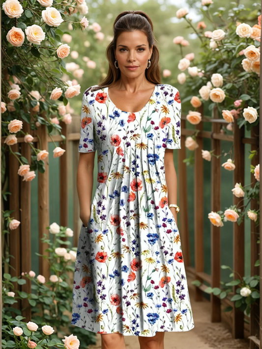 Lynor™ | Elegant Dress with Belly Coverage 1