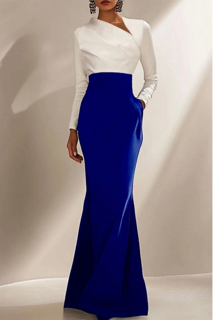 Lynor™ | Elegant Maxi Dress – Long Sleeves