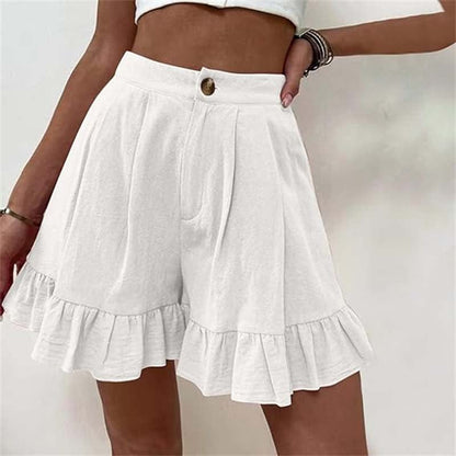 Lynor™ | Flowy Ruffle Hem Shorts