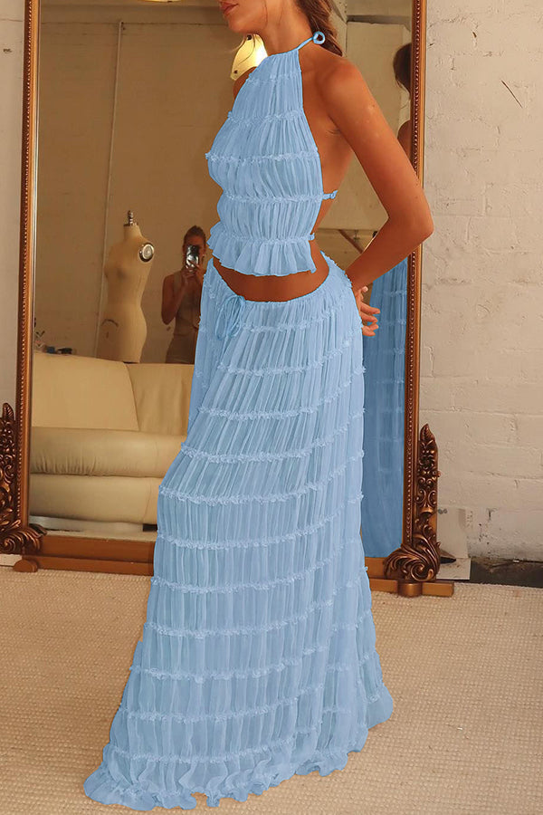 Lynor™ | Drawstring & Retro Charm Long Vintage Pleated Skirt
