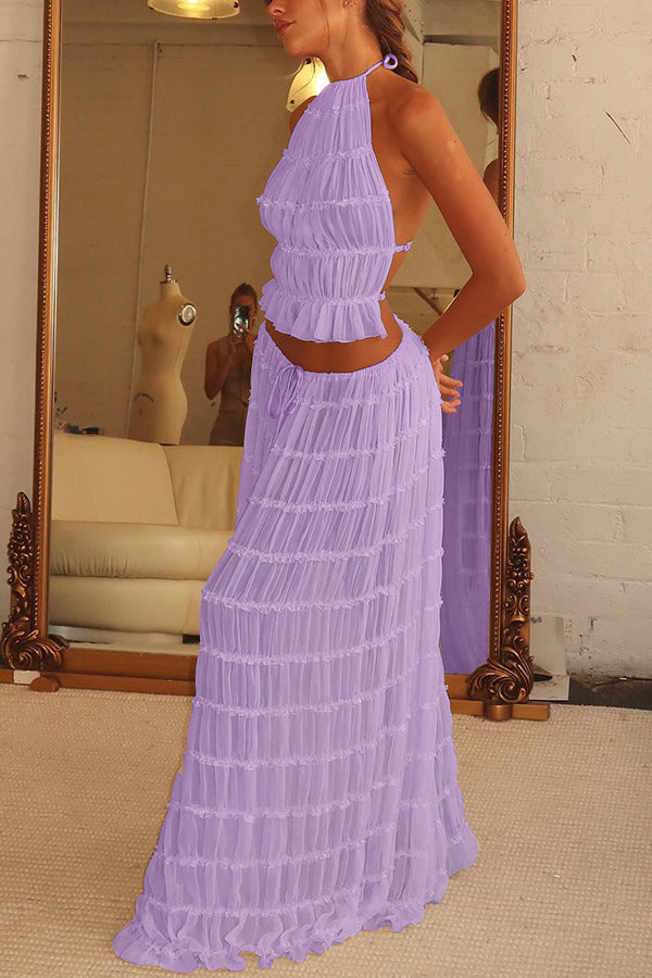 Lynor™ | Drawstring & Retro Charm Long Vintage Pleated Skirt