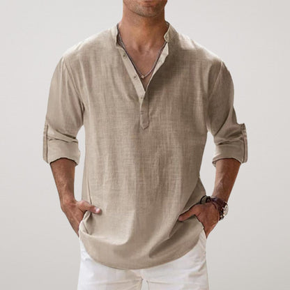 Lynor™ | Stylish Buttoned Henley Shirt