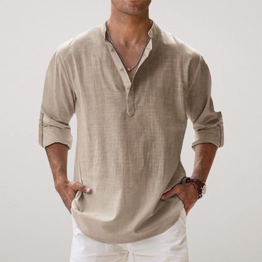 Lynor™ | Stylish Buttoned Henley Shirt