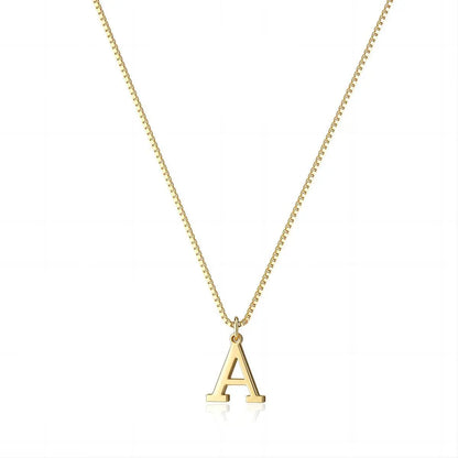 Lynor™ | Love Letter Initial Necklace – Personalized 18K Gold with Sentimental Charm