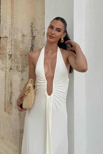 Lynor™ | Maxi Cupro Gown