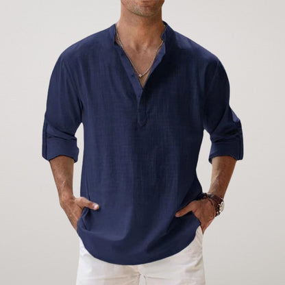 Lynor™ | Stylish Buttoned Henley Shirt