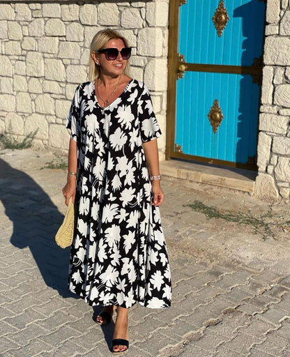 Lynor™ | Elegant Dress with Belly Coverage