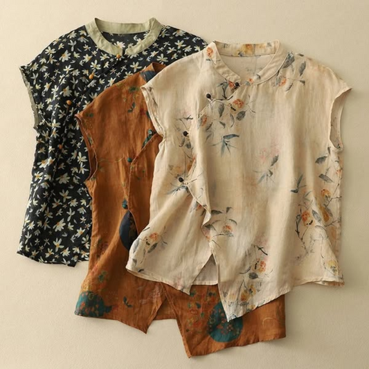 Lynor™ | Elegant Summer Drape Top