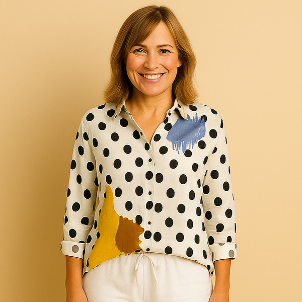 Lynor™ | Elegant Blouse with Playful Prints
