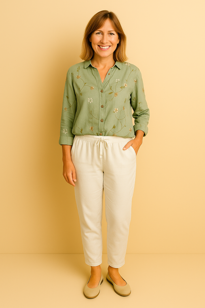 Lynor™ | Elegant Blouse with Playful Prints