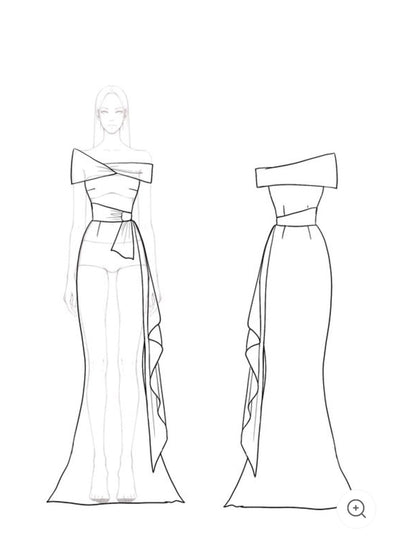 Lynor™ | Off-Shoulder Luxe Evening Dress