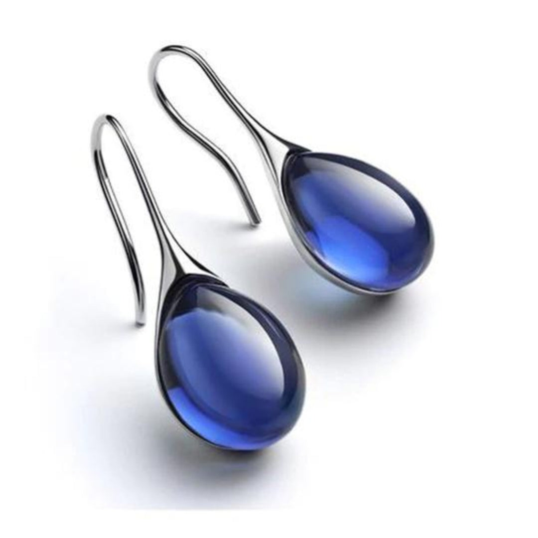 Lynor™ | Crystal Drop Earrings in Gold & Silver – Radiance in Every Drop