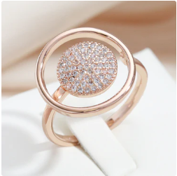 Lynor™ | Adjustable ring in 18-carat rose gold plated