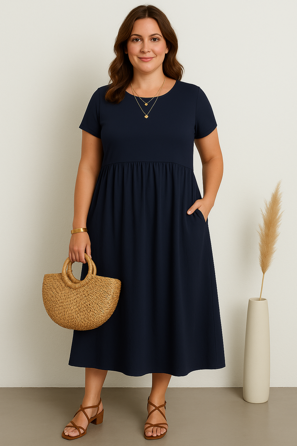 Lynor™ | Casual with Belly Coverage Dress