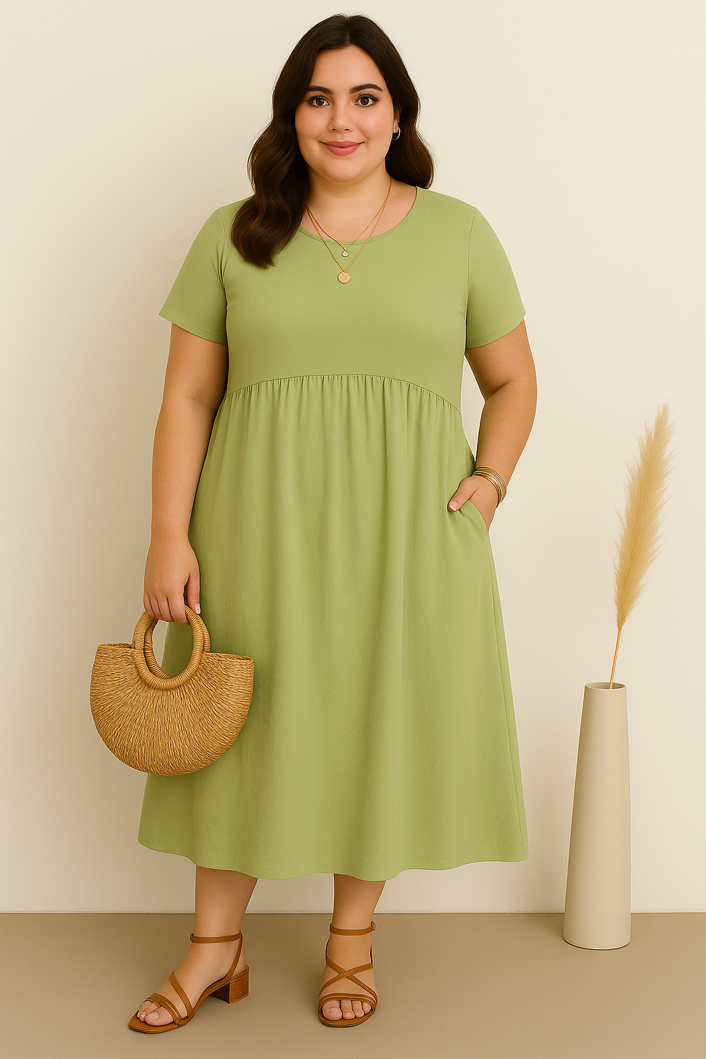 Lynor™ | Casual with Belly Coverage Dress